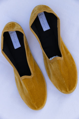 Mustard Venetian Slippers - Teod'amar