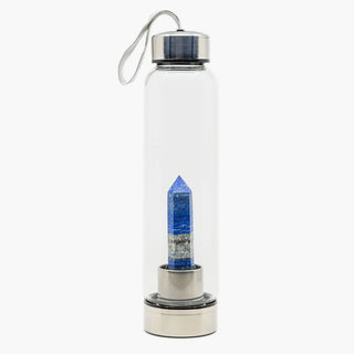 The Goddess Collective Lapis Lazuli Crystal Water Bottle