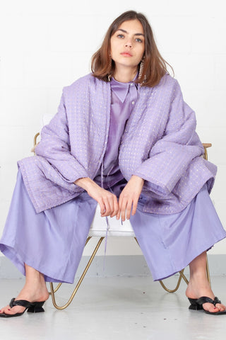 Clochette Raj Quilted Metallic Kimono