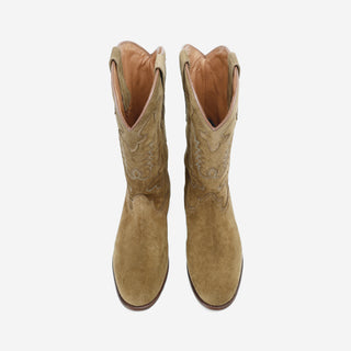 Heritage Camel Leather Western Cowboy Boots