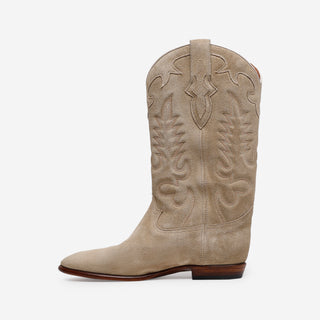 Shiloh Heritage Desert Leather Western Cowboy Boots