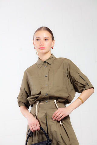 Collection PRIVÉE? Straw Green Shirt