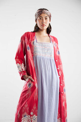 Chinkara Raspberry Robe - Kleed