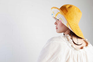 Baboomba Gran Bucket Yellow Hat - Romualda