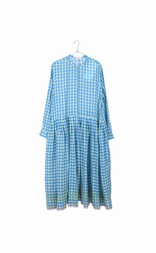 PREORDER Injiri Jodhpur 24 Pure Cotton Check Dress - ByAdushka