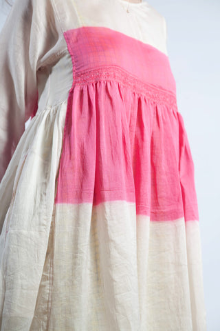 Injiri Jodhpur-53 Taffy Cotton and Silk Dress