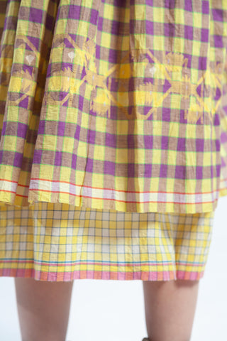 Injiri Jodhpur-136 Marathi Kariertes Slip-Dress