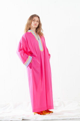 Women Al-Khobar Pink Dress Handmade in Italy