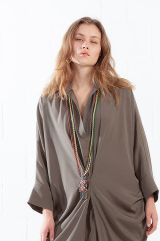 ByAdushka Olive Silk Madrid Dress Style & Comfort