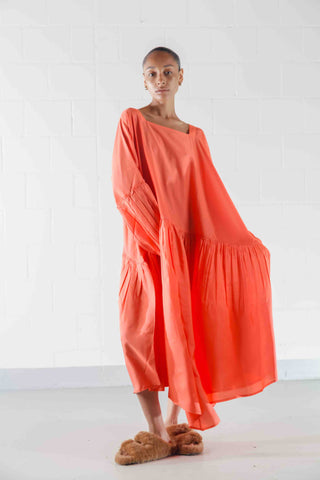 Apricot Miro Handkerchief Maxi Dress - Anaak