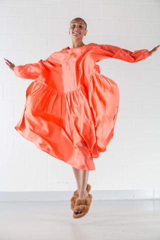 Apricot Miro Handkerchief Maxi Dress - Anaak