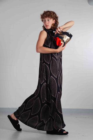Arche Ely Silk Handprinted Dress - Obidi