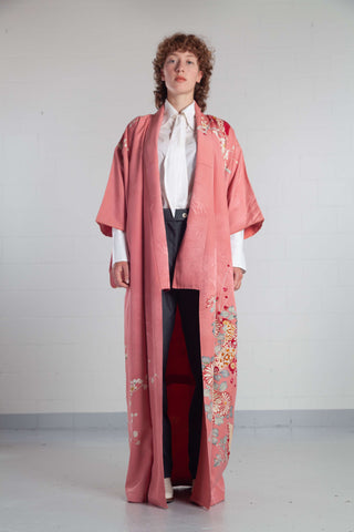 Chrysanthemen handbemalter Kimono