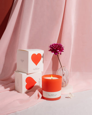 Brooklyn Candle Studio LOVE POTION Limited Edition Red Glass Candle