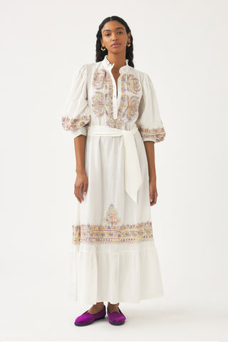 Neil Hand-Embroidered Maxi Dress