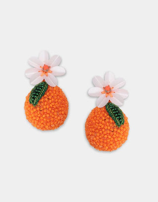 Orange Earrings - Olivia Dar