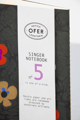 Black Field Singer Notebook N°5 - Ofer