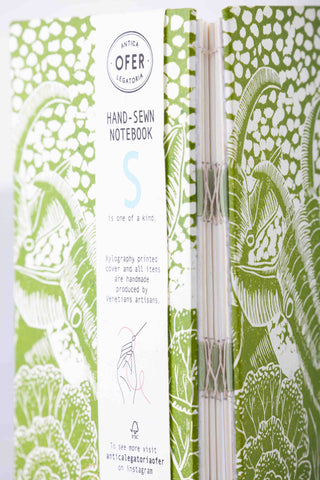 Hand-sewn Goat Design Notebook - Ofer