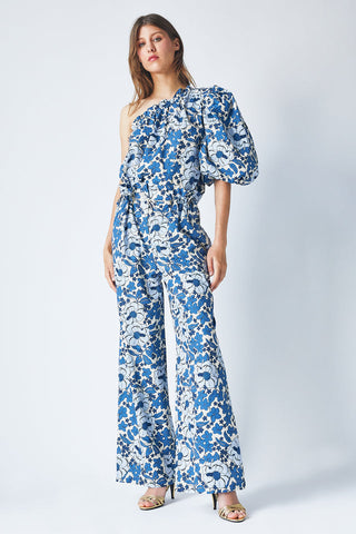 Zoe Pants Blue Bloom - The Label Edition