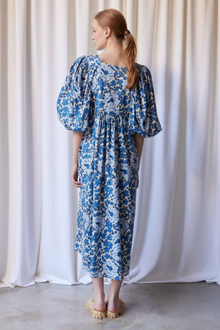 Peggy Dress Blue Bloom - The Label Edition