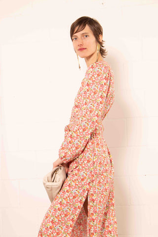 Darcy Liberty Flower bedrucktes Baumwollkleid - Billie Dresses