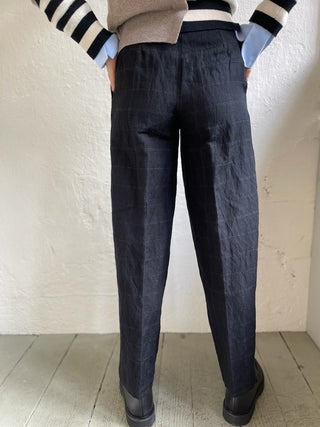 Checked Black Trousers - Balia 8.22